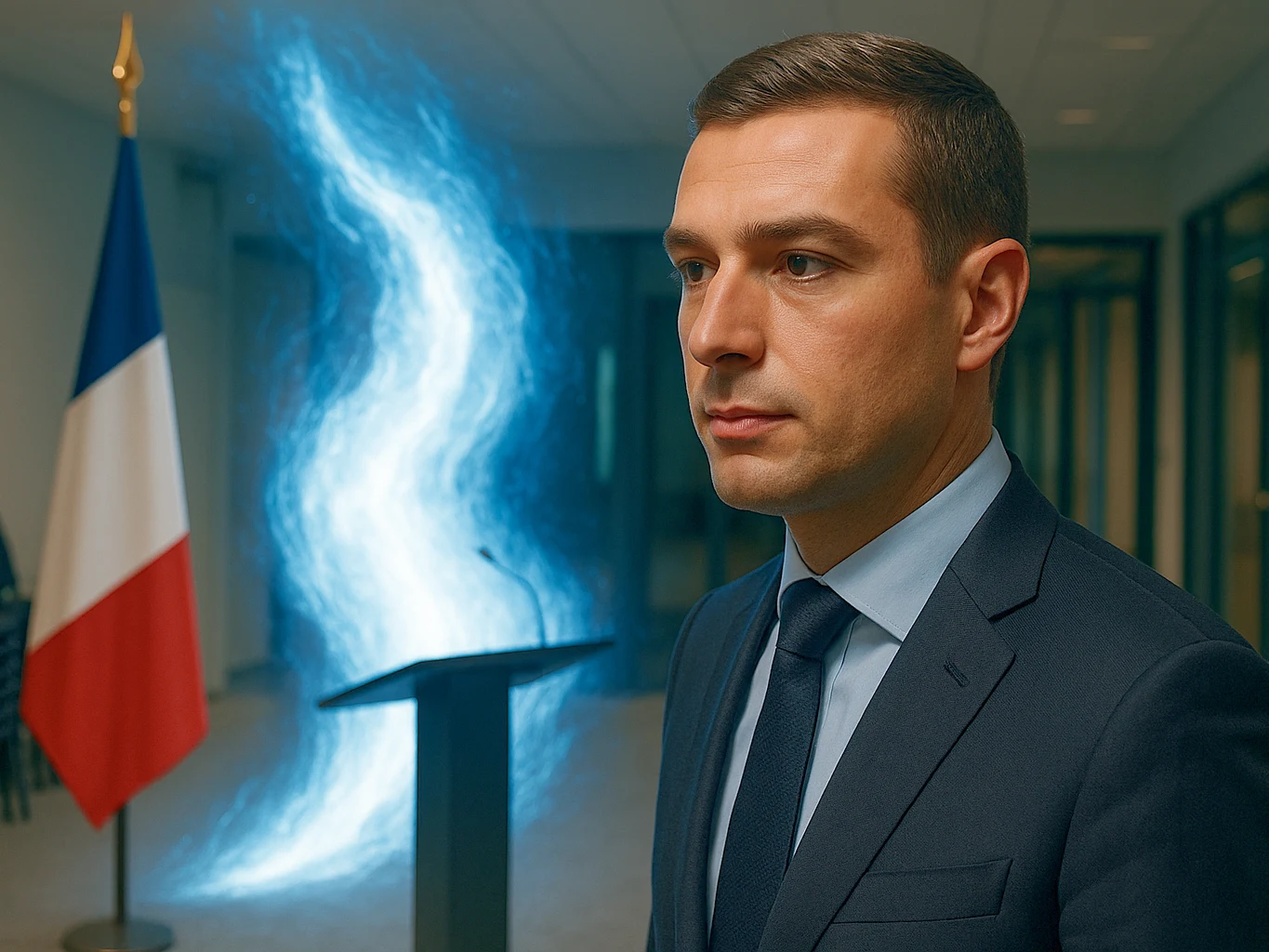 By when will Jordan Bardella leave France's National Rally?