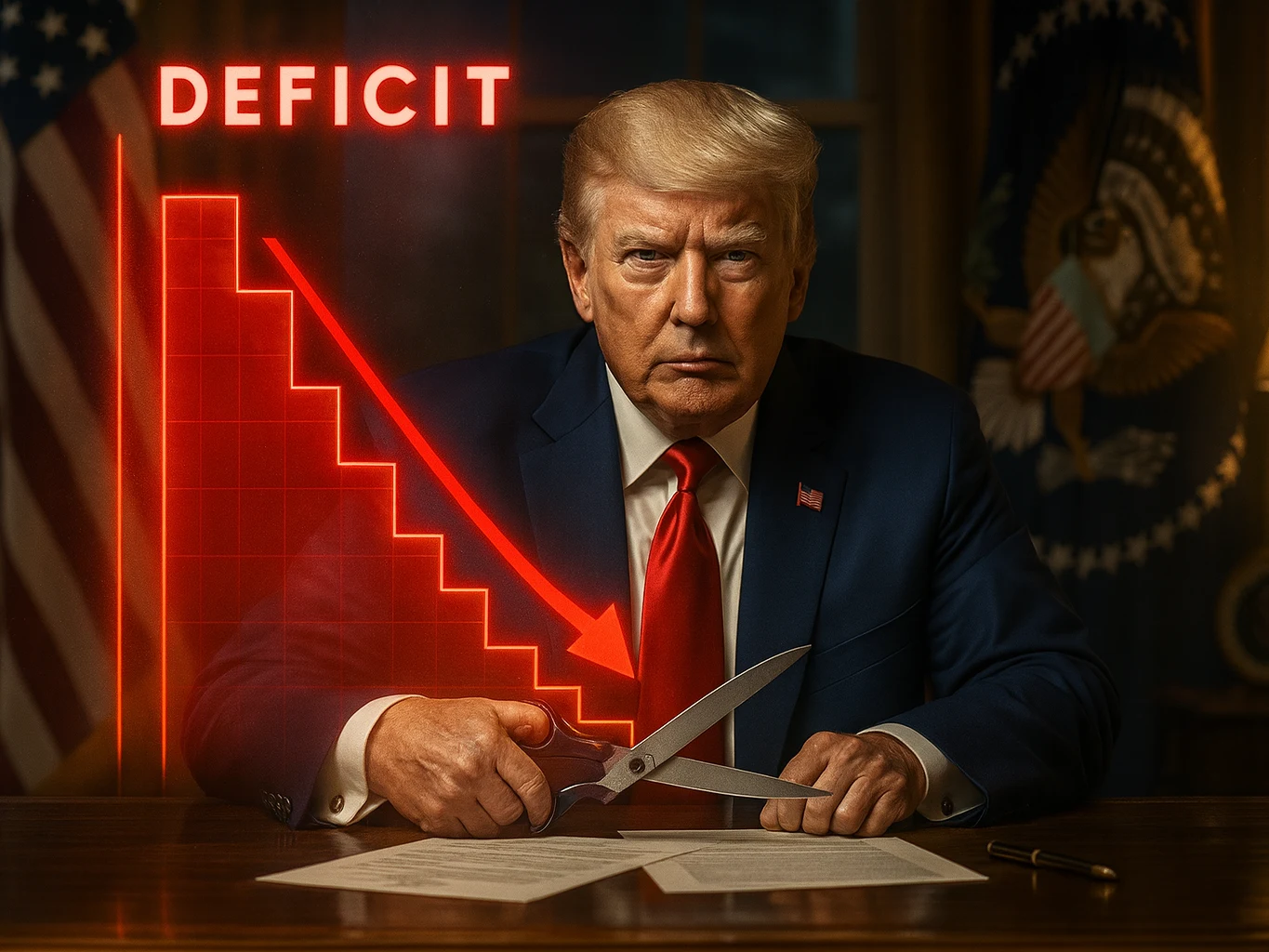 Will Donald Trump reduce the U.S. federal deficit before 2027?