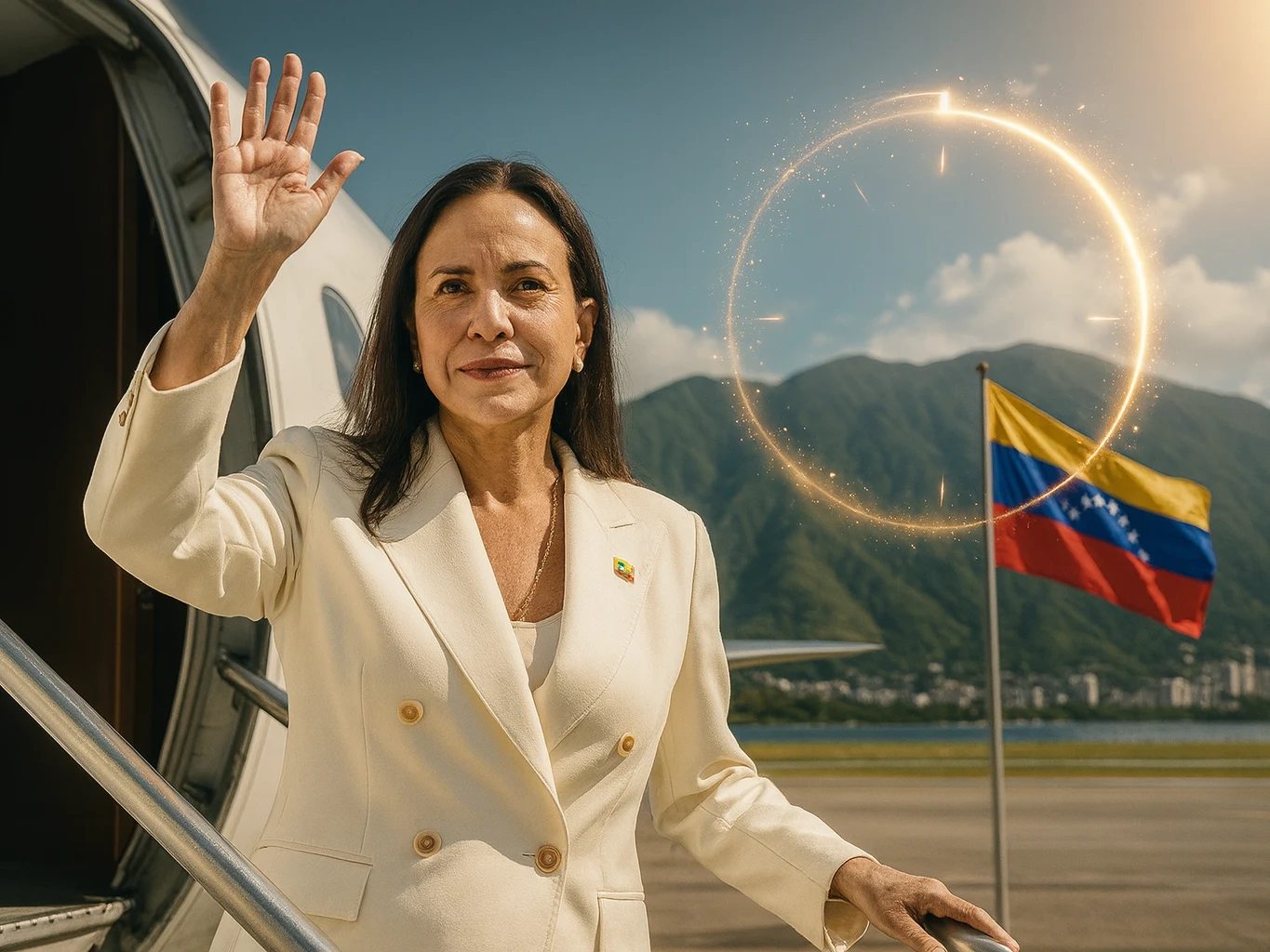 Will María Corina Machado enter Venezuela by...?